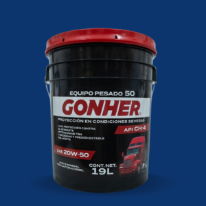 Aceite de motor 20w50 CH-4 Gonher 19Lts
