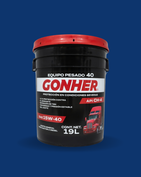 Aceite de motor 15w40 CH-4 Gonher 19Lts